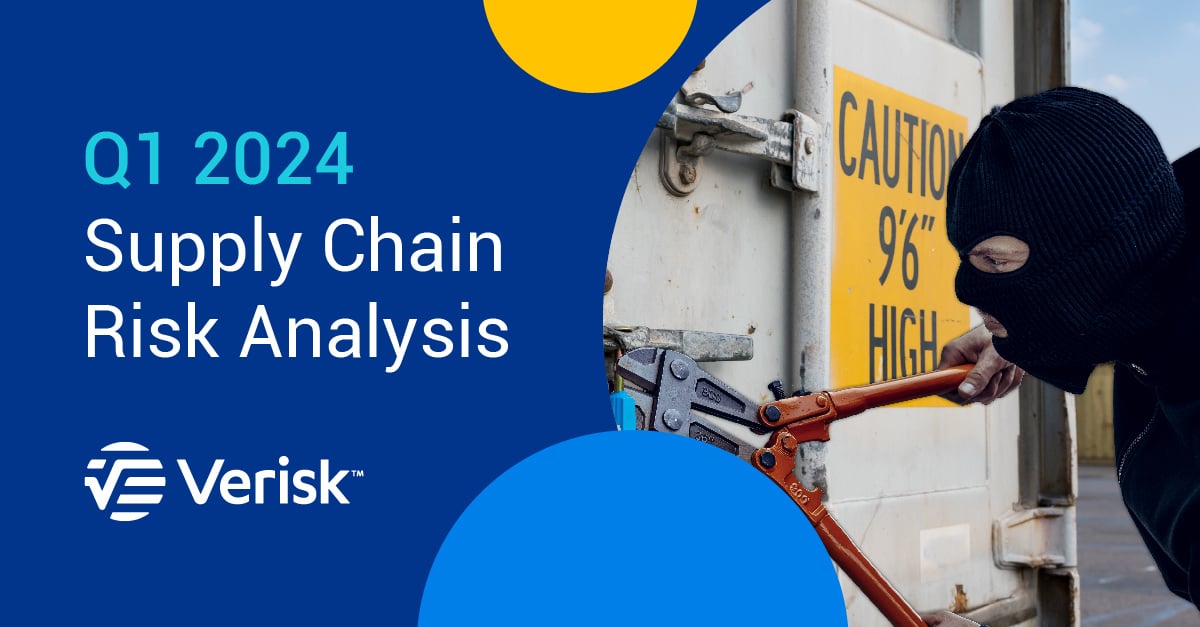 2024 First Quarter Supply Chain Risk Trends Analysis